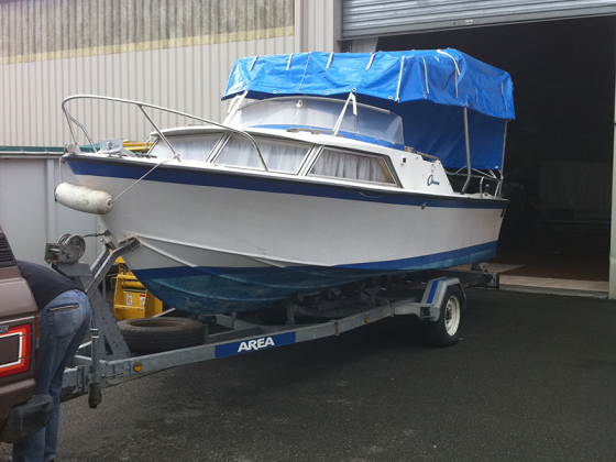 Bâche de bateau
